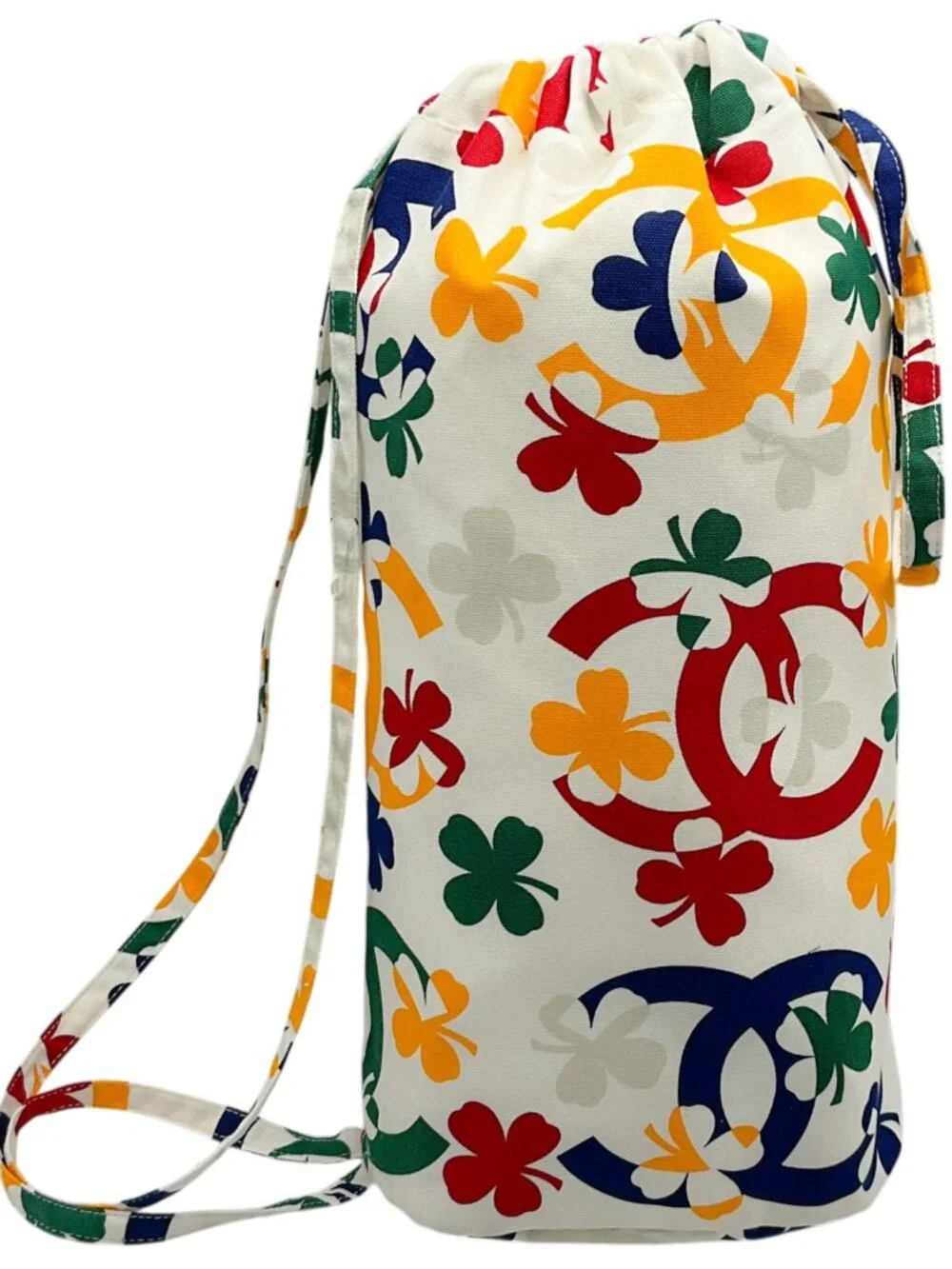 Chanel Rare Vintage Coco Beach Towel and Tote Bag Set